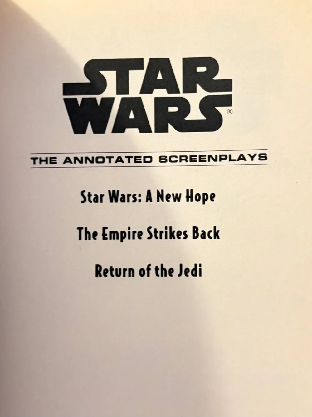 Star Wars: The Annotated Screenplays (1997) Laurent Bouzereau Paperback Trilogy